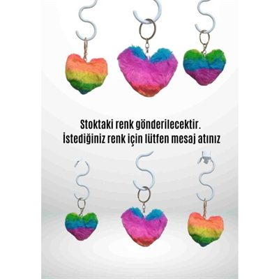 Anahtarlık Peluş Kalp  – Sevgi Dolu Tasarım