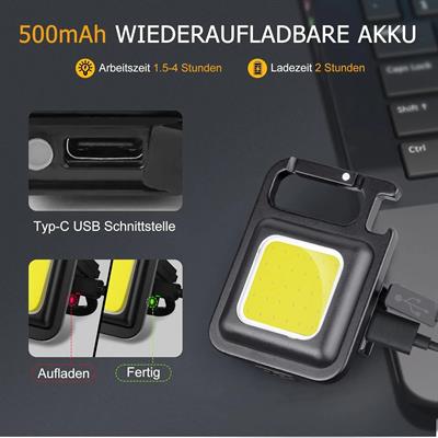 Anahtarlıklı Fener Fener Cob Led (3936)