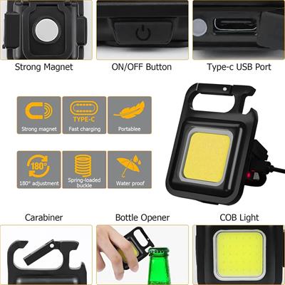 Anahtarlıklı Fener Fener Cob Led (3936)