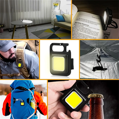 Anahtarlıklı Fener Fener Cob Led Bx40