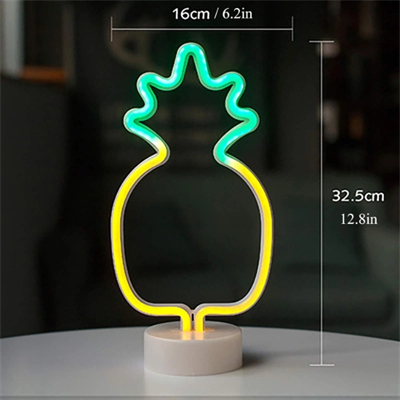Ananas Neon LED Lamba