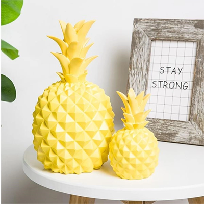 Ananas Şeklinde Desenli Büyük Boy Pilli Masa Ve Gece Lambası Bx40