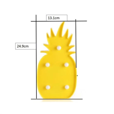 Ananas Şeklinde Ledli Dekoratif Eğlenceli Çocuk Gece Lambası Bx40