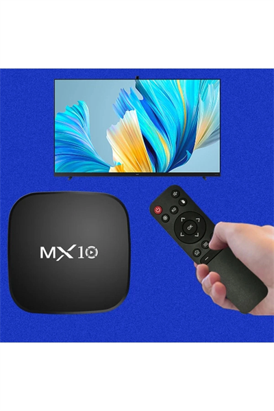 Android 13 İşletim Sistemli 4K Ultra HD TV Box, 4GB Hafıza, WiFi ve Ethernet Bağlantılı