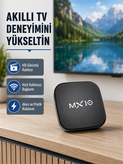 Android 4K TV Box – Wi-Fi, Bluetooth, Dolby Ses, 60 FPS Ultra HD