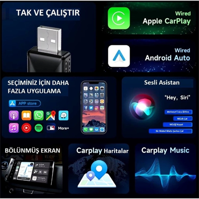 Android Car Play Adaptör