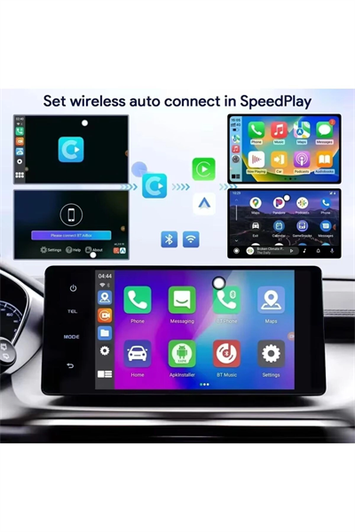 Android İşletim Sistemli, 32GB Hafızalı, Kablosuz CarPlay Destekli Akıllı Multimedya Kutusu