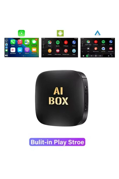 Android İşletim Sistemli, 32GB Hafızalı, Kablosuz CarPlay Destekli Akıllı Multimedya Kutusu