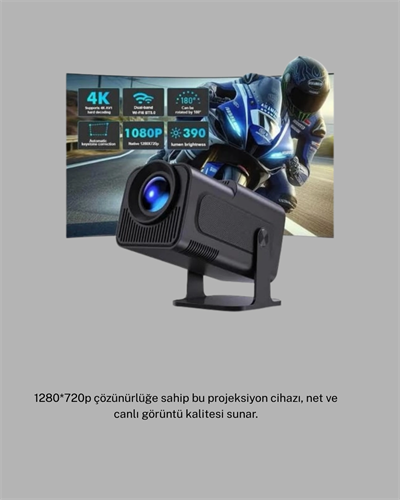 Android Projeksiyon Game Box – 1280x720p HD Çözünürlük, Bluetooth,HDMI ve USB Girişli