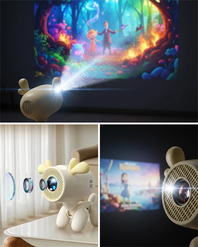 Android Sistemli 4K Projeksiyon 36W Dolby Sesli