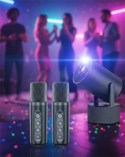 Android Sistemli Projeksiyon Kareoke Cihazı 180° Döner Başlıklı