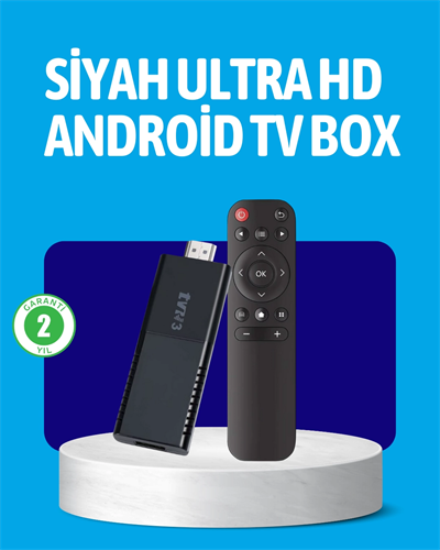 Android TV Stick 2GB RAM 16GB Depolama Kapasiteli
