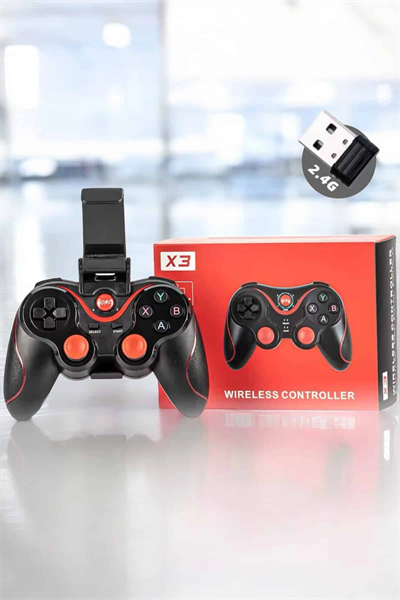 Android Uyumlu Gamepad X3 Game Stick Oyun Kolu Bluetooth Bağlantılı