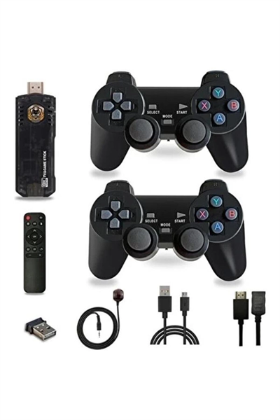 Android oyun konsolu ve TV box, 64 GB hafıza, Bluetooth özellikli, siyah renk - Elektronik