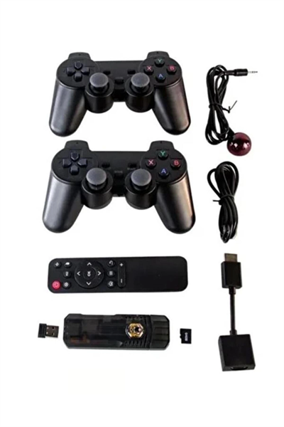 Android oyun konsolu ve TV box, 64 GB hafıza, Bluetooth özellikli, siyah renk - Elektronik