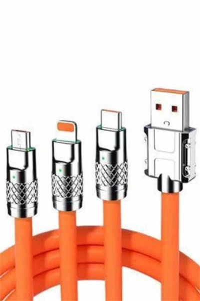 Android ve İOS Uyumlu 180 Derece Type-c Şarj Kablosu