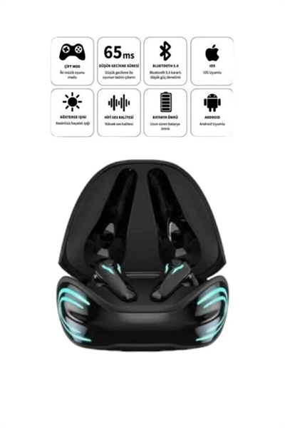 Android ve İOS Uyumlu Bluetooth Kulaklık Gaming Kulaklık Mini