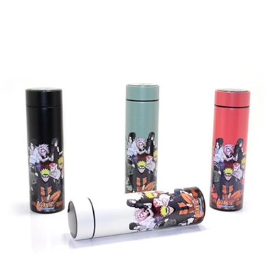 Anime Baskılı Dijital Göstergeli Termos 500 ml Model 2