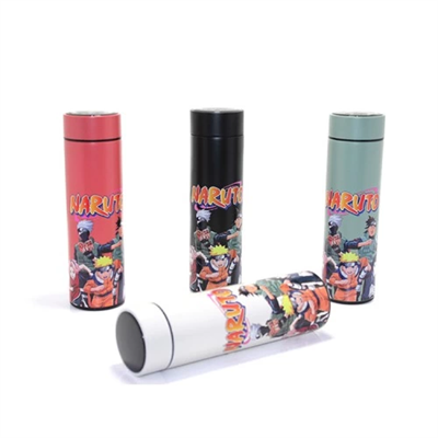 Anime Baskılı Dijital Göstergeli Termos 500 ml Model 3