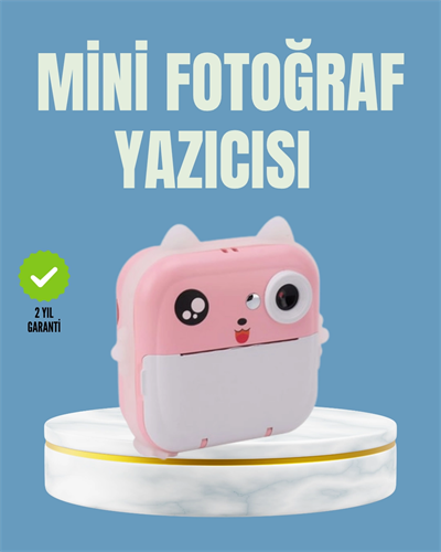 Anında Baskı ve Yüksek Çözünürlüklü Çift Lensli Fotoğraf Makinesi