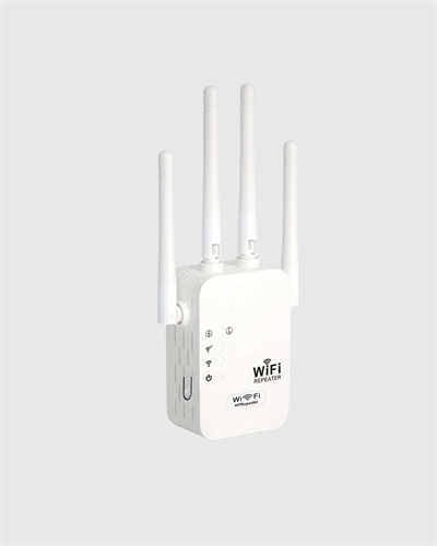 Antenli WiFi Repeater 300m2 Kapsama Alanı WPA3 Güvenlikli