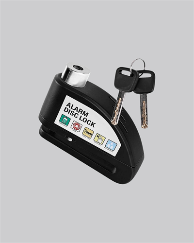 Anti Hırsızlık 110 dB Alarm Disk Fren Kilidi Suya Dayanıklı Çelik Güvenlik Kilidi