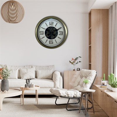 Antique Motion 60 Cm Çarklı Duvar Saati