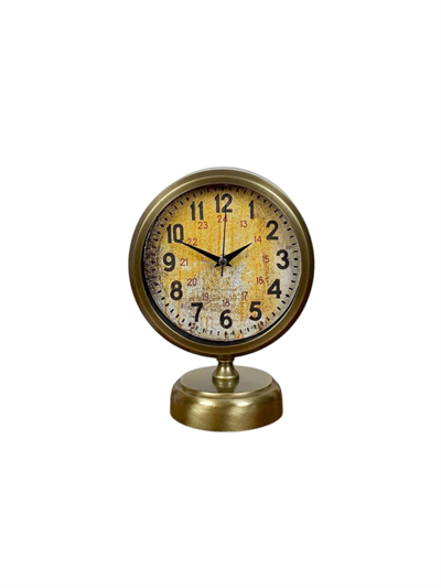 Antique Touch 25x20 Eskitme Metal Masa Saati