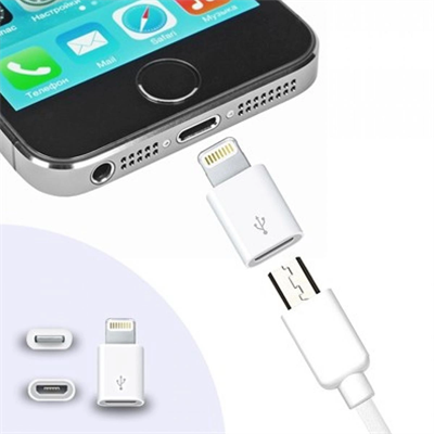 Apple İphone / İpad Micro Usb Dönüştürücü Adaptör Otg Aparat Bx40