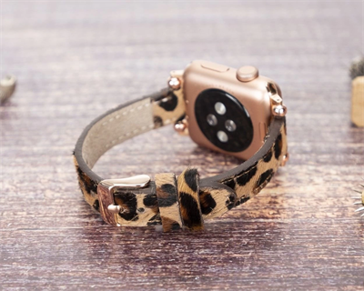 Apple Watch Uyumlu Deri Kordon 38-40-41mm Ferro LEO1N