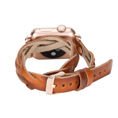 Apple Watch Uyumlu Deri Kordon 38-40-41mm DT RT RST2EF
