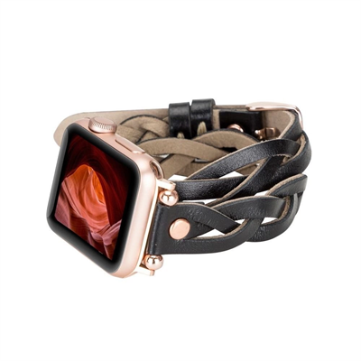 Apple Watch Uyumlu Deri Kordon 38-40-41mm DT RT RST1