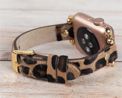 Apple Watch Uyumlu Deri Kordon 38-40-41mm GT LEO1N