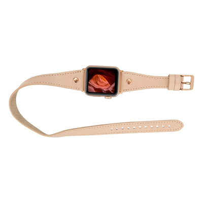Apple Watch Uyumlu Deri Kordon 42-44-45mm Slim DT RT NU1