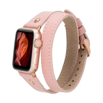 Apple Watch Uyumlu Deri Kordon 42-44-45mm Slim DTRG NU2