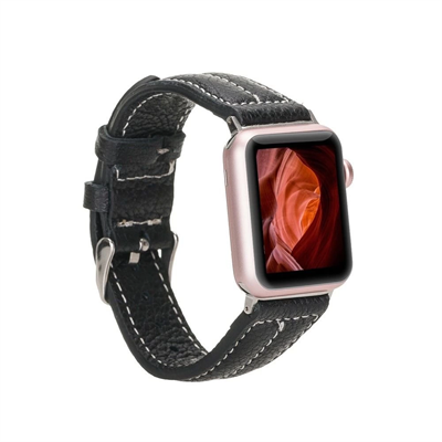 Apple Watch Uyumlu Deri Kordon 42-44-45mm NM3 AS5
