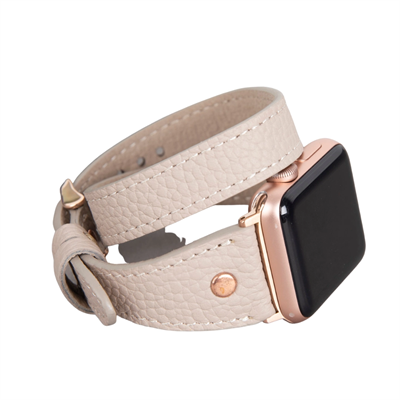Apple Watch Uyumlu Deri Kordon 42-44-45mm Slim DTRT ERC3