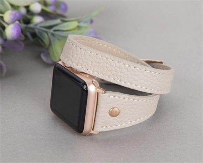 Apple Watch Uyumlu Deri Kordon 42-44-45mm Slim DTRT ERC3