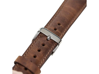 Apple Watch Uyumlu Deri Kordon 42-44-45mm G2 Kahverengi