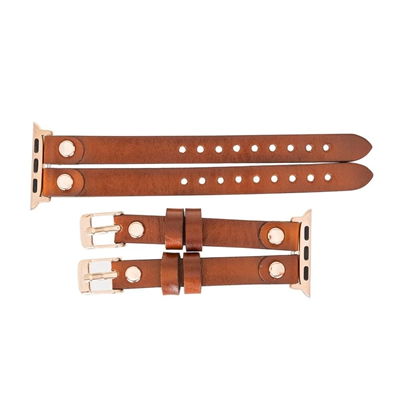Apple Watch Uyumlu Deri Kordon Ely Double Tour RST2EF