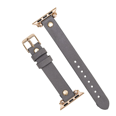 Apple Watch Uyumlu Deri Kordon Ferro 38-40-41mm RT RST9