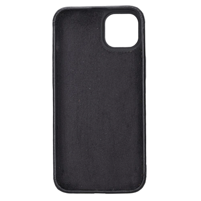 Apple iPhone 15 Plus Uyumlu Deri Arka Kapak ROCK RST1