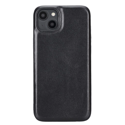 Apple iPhone 15 Plus Uyumlu Deri Arka Kapak ROCK RST1