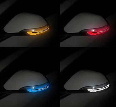 Araba Ayna Çarpma Koruyucu Renkli Reflektif Şerit (3936)