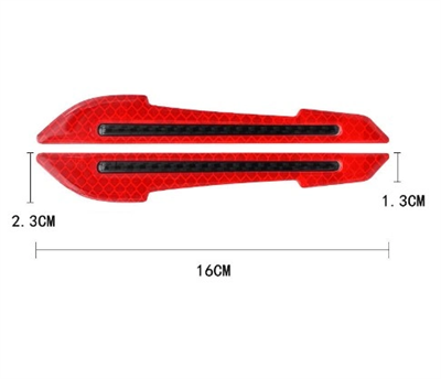 Araba Ayna Çarpma Koruyucu Renkli Reflektif Şerit Bx40