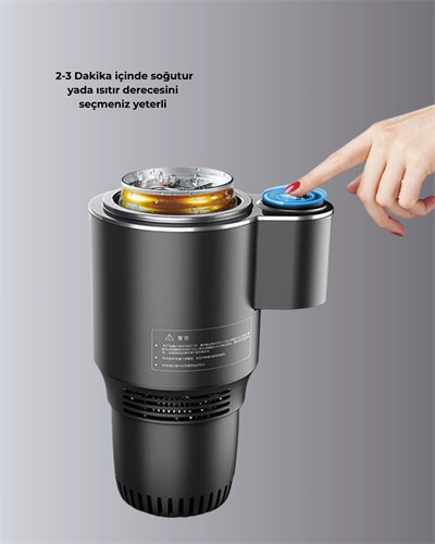 Araba Bardaklığı Isıtma Soğutma Ayarlı Çakmak Girişli Akıllı Model
