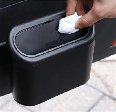Araba Çöp Kutusu Kapaklı Organizer Siyah Bx40