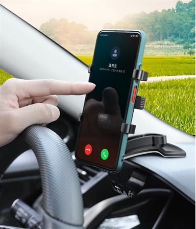 Araba Gösterge Üstüne Takılan 360 Oynar Başlıklı Telefon Tutucu (3936)