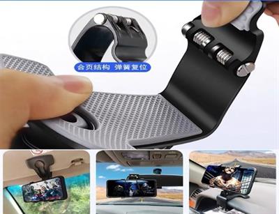 Araba Gösterge Üstüne Takılan 360 Oynar Başlıklı Telefon Tutucu (3936)