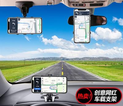 Araba Gösterge Üstüne Takılan 360 Oynar Başlıklı Telefon Tutucu (3936)